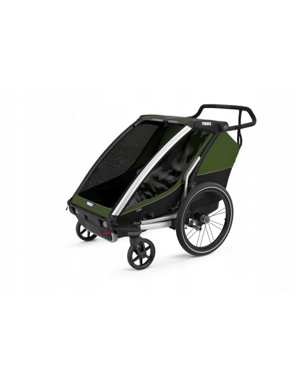 Дитячий велосипедний причіп Thule Chariot Cab 2. THULE CHARIOT 2 DOUBLE CAB BICYCLE TRAILER ДВОМІСНИЙ ДВОМІСНИЙ ВІЗОК