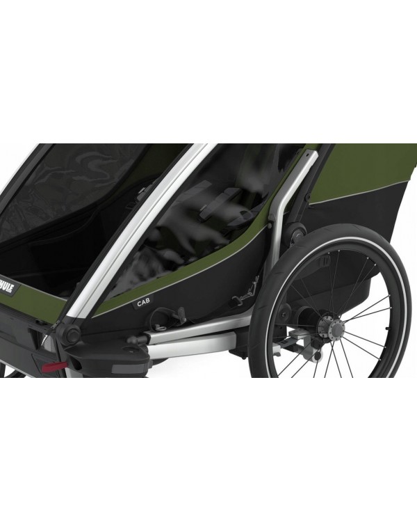 Дитячий велосипедний причіп Thule Chariot Cab 2. THULE CHARIOT 2 DOUBLE CAB BICYCLE TRAILER ДВОМІСНИЙ ДВОМІСНИЙ ВІЗОК