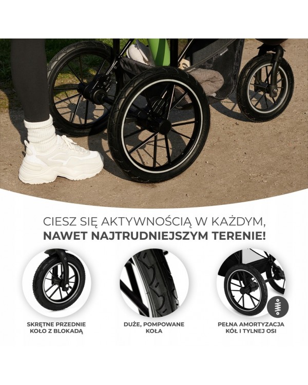 Спортивная прогулочная коляска Kinderkraft Helsi Deep Black KSHELS00BLK0000 5902533922581