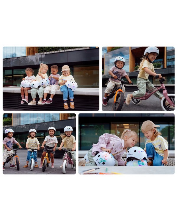 Дитячий велосипедний шолом Lionelo Helmet Grey 5902581654939
