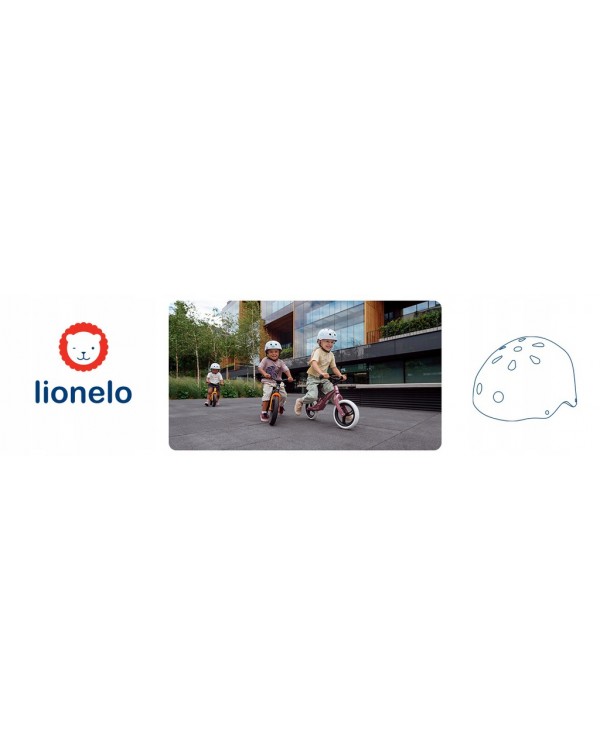 Детский велосипедный шлем Lionelo Helmet Grey 5902581654939