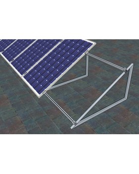 Комплект креплений для монтажа 40 шт. солнечных батарей на плоскую крышу
